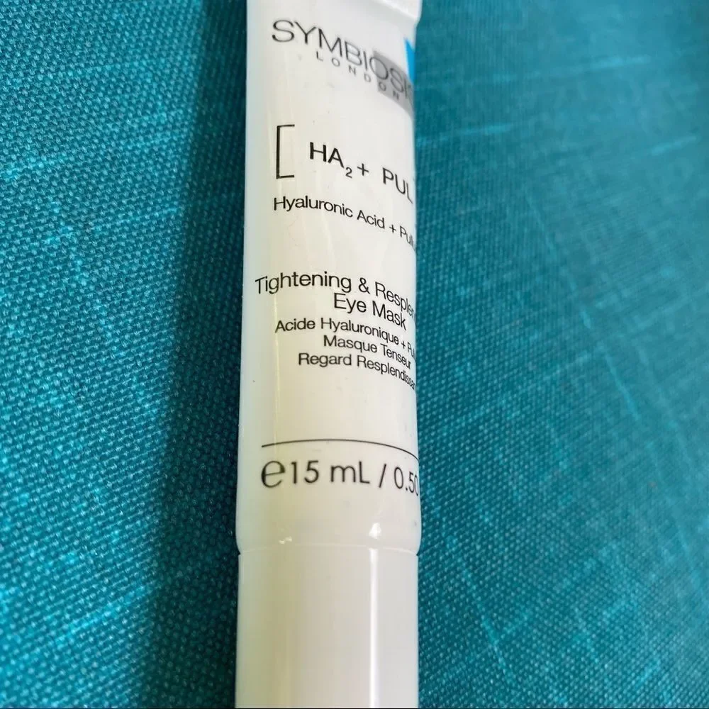 New Unopened SYMBIOSIS tightening & replenishing eye mask 15ml 0.5fl oz